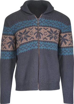 Faherty Surf To Snow zip-up cardigan - men - Organic Cotton/Merino - L - Grey