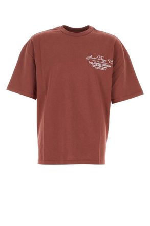 Amiri Red Crew Neck T-Shirt