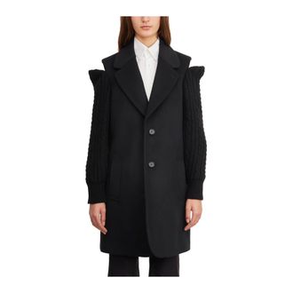 Comme Des Garçons Mujer, Abrigos, Negro, Talla: S