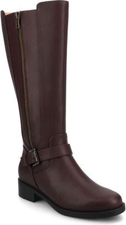 Journee Collection Yasmina Knee High Boot in Oxblood at Nordstrom Rack, Size 6.5