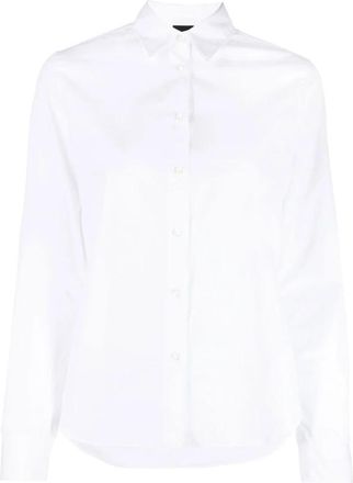 Aspesi Buttoned Shirt - Dames - Overhemden - Wit - M - Katoen - Overhemden