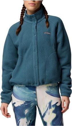 Columbia Jasper Ridge Pebbled Fleece Full Snap Fleecejacke f&uuml;r Damen | blau