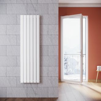 Elegant Lighting Elegant - Radiadores De Agua Caliente 1600 X 465 X 48 Mm,radiador De Sal&oacute;n Potencia 744 W,doble Capa Vertical,conexiones Centrales G 1/2 - Blanco
