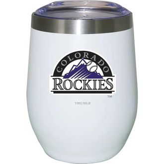 The Memory Company Colorado Rockies 12oz. Logo Stemless Tumbler in White at Nordstrom