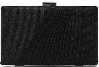 Lady Couture Suzie Glitter Clutch in Black at Nordstrom Rack