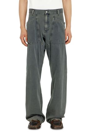 Diesel Relaxed Jeans Regular Waist D-Zeta, Colored, Zip fly