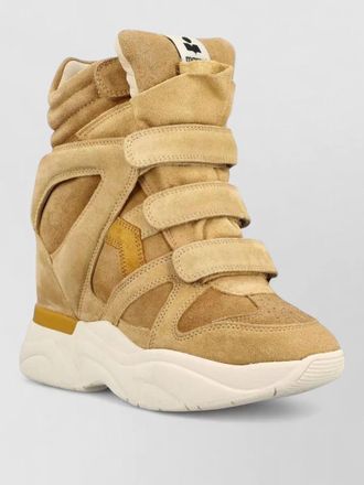 Isabel Marant balskee suede leather sneakers high top