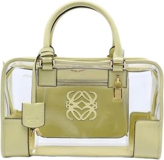 Loewe Pre-owned Handbags, female, Green, Size: ONE SIZE Pre-owned Plastic Handbag