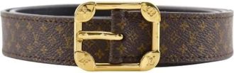Louis Vuitton Vintage, unisex, Bruin, ONE Size, Pre-owned Vintage Canvas Riem