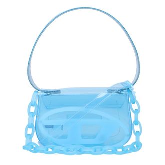 Diesel Shoulder Bags, female, Blue, Size: ONE SIZE 1DR Jelly Shoulder Bag