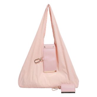 Generic Cymwer Underarm Bag with Key Ring Shopper Tote Bag for Women Ladies (Pink)