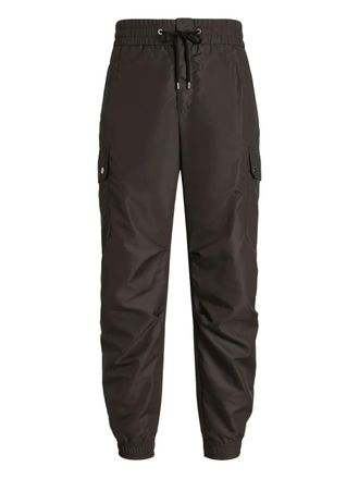 Dolce & Gabbana drawstring cargo trousers - men - Polyamide - 54 - Grey