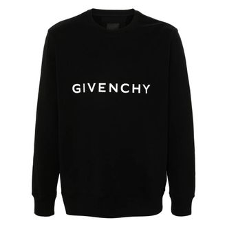 Givenchy Heren, Sweatshirts & Hoodies, Zwart, Maat: M Katoen