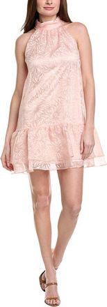 Adrianna Papell Burnout Trapeze Mini Dress