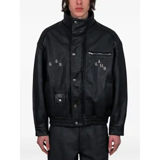 Paly Hollywood Leather Bomber Jacket