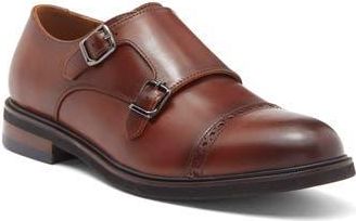 Nordstrom Rack Ruben Cap Toe Double Monk Strap Shoe in Brown at Nordstrom Rack, Size 11.5