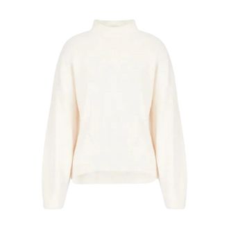 A|X Armani Exchange Polo Neck Pullover - Dames - Coltruien - Wit - M - Truien & Vesten