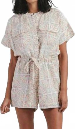 Cleobella Shawn Romper In Tile Print