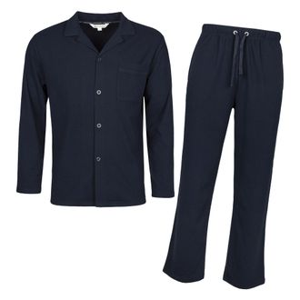 Heat Holders Heren Thermo Pyjama Set met Lange Mouwen Top & Broek voor Koude Nachten