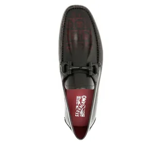 Ferragamo Leather Penny Loafer - Black