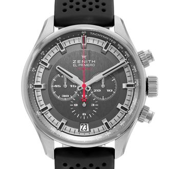 Zenith Pre-owned Zenith El Primero Sport Chronograph Grey Dial Mens Watch 03.2280.400/91.R576