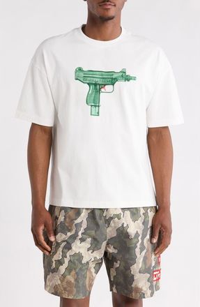 Criminal Damage Water Gun T-Shirt in Off-White at Nordstrom, Size Xx-Large