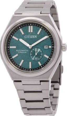 Citizen Zenshin Automatic Green Dial Mens Watch NJ0180-80X