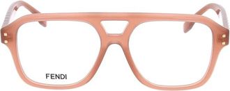 Fendi Optisch Montuur - unisex - Brillen - Roze - ONE Size - Accessoires