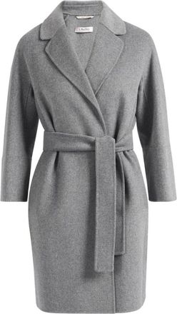 Max Mara Arona Jas - Dames - Jas met riem - Grijs - S - Wol - Jassen