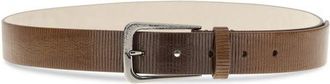 Brunello Cucinelli Womens Brown Calf Leather Bos Taurus Regular Belt