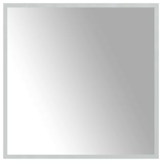 vidaXL Espejo De Ba&ntilde;o Led Transparente 60 X 60 Cm Vidrio Templado Vidaxl