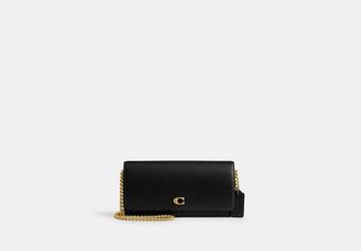 Coach Evie Long Wallet With Chain