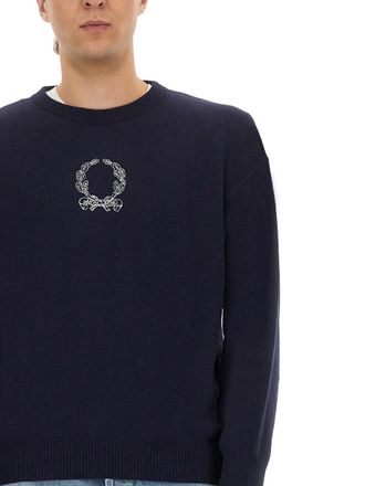 Moschino Wool and Cashmere Blend Sweater - Blue
