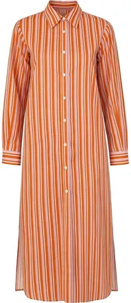 C&acirc;llas Milano Elissa Long shirtdress in Pink/brown at Nordstrom, Size 10 It