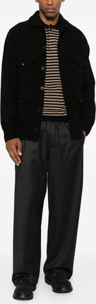 Junya Watanabe Mens Wool Blend Jacket - Black - Size Medium