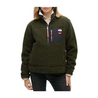 Superdry Donna, Giacche, Verde, XS, new