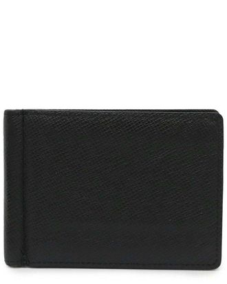 Louis Vuitton Black Taiga Leather Wallet (Authentic Pre-Loved)