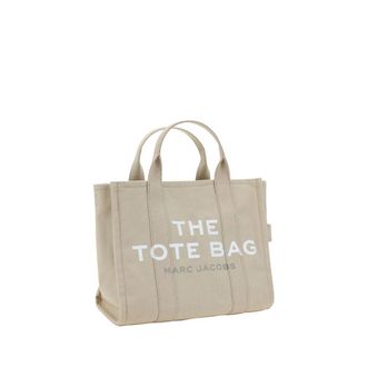 Marc Jacobs Womens Cotton Canvas Tote Beige