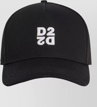 Dsquared2 baseball cap curved brim eyelet vents