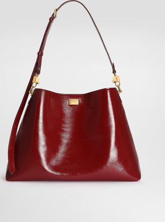 Dolce & Gabbana Large Vittoria Calfskin Shoulder Bag - Woman Shoulder And Crossbody Bags Red Onesize
