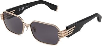 Police SPLU79 0300 Mens Sunglasses Gold Size 59
