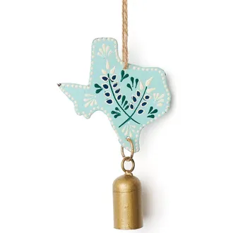 Matr Boomie Texas Bluebonnet Wind Chime - Hand-painted State Flower in Brown at Nordstrom