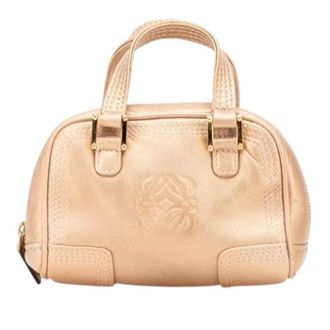 Loewe Pre-owned Mini Bags, female, Yellow, Size: ONE SIZE Pre-owned Satchel