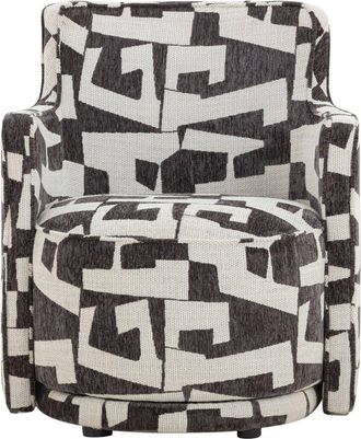 TOV Furniture Tov Furniture Passe Jacquard Swivel Chair