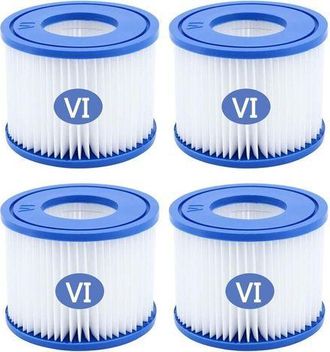 OEM Juego De 4 Filtros De Spa Tipo Vi Compatibles Con 90352e, 58323 Y 90427e, Accesorios De Repuesto Para Piscinas Elevadas