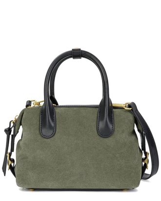 Tiffany & Fred Soft Suede Mini Satchel