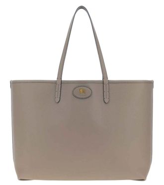 Burberry Taupe Bloomsbury Reversible Medium Tote