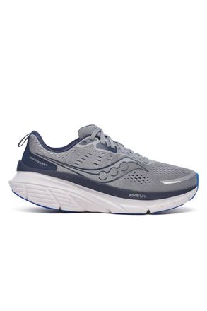 Saucony Mens Guide 18 Wide Shoes In Flint/navy