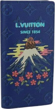 Louis Vuitton Pre-owned Wallets, female, Blue, Size: ONE SIZE Pre-owned Vintage Long Wallet