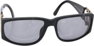 Chanel Pre-owned Accessories, female, Black, Size: ONE SIZE Pre-owned Plastic Sunglasses